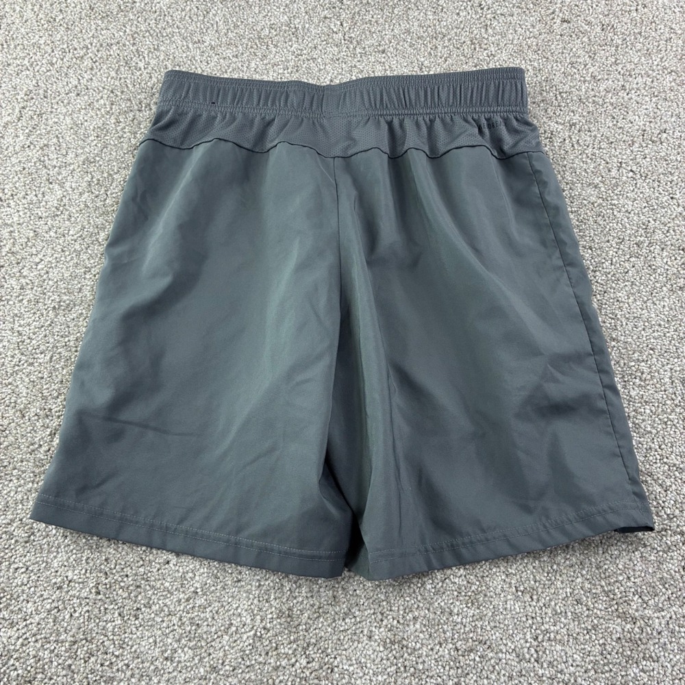 Adidas Mens Gray AEROREADY Athletic Training Shorts Zipper Pockets Size M Active - Picture 4 of 9